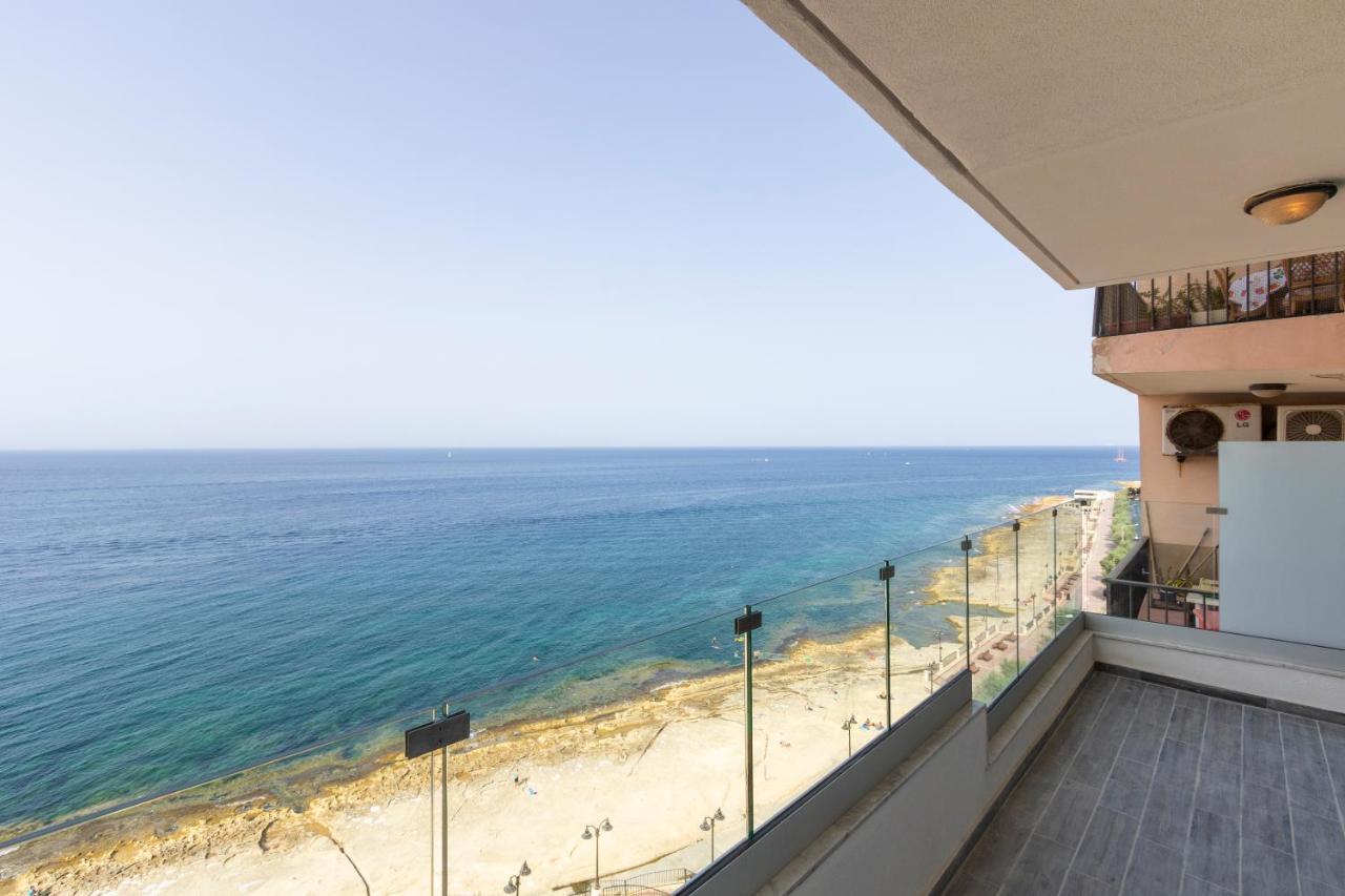 Seafront Sliema Apartment With Balcony & Sea Views By Jl Екстериор снимка