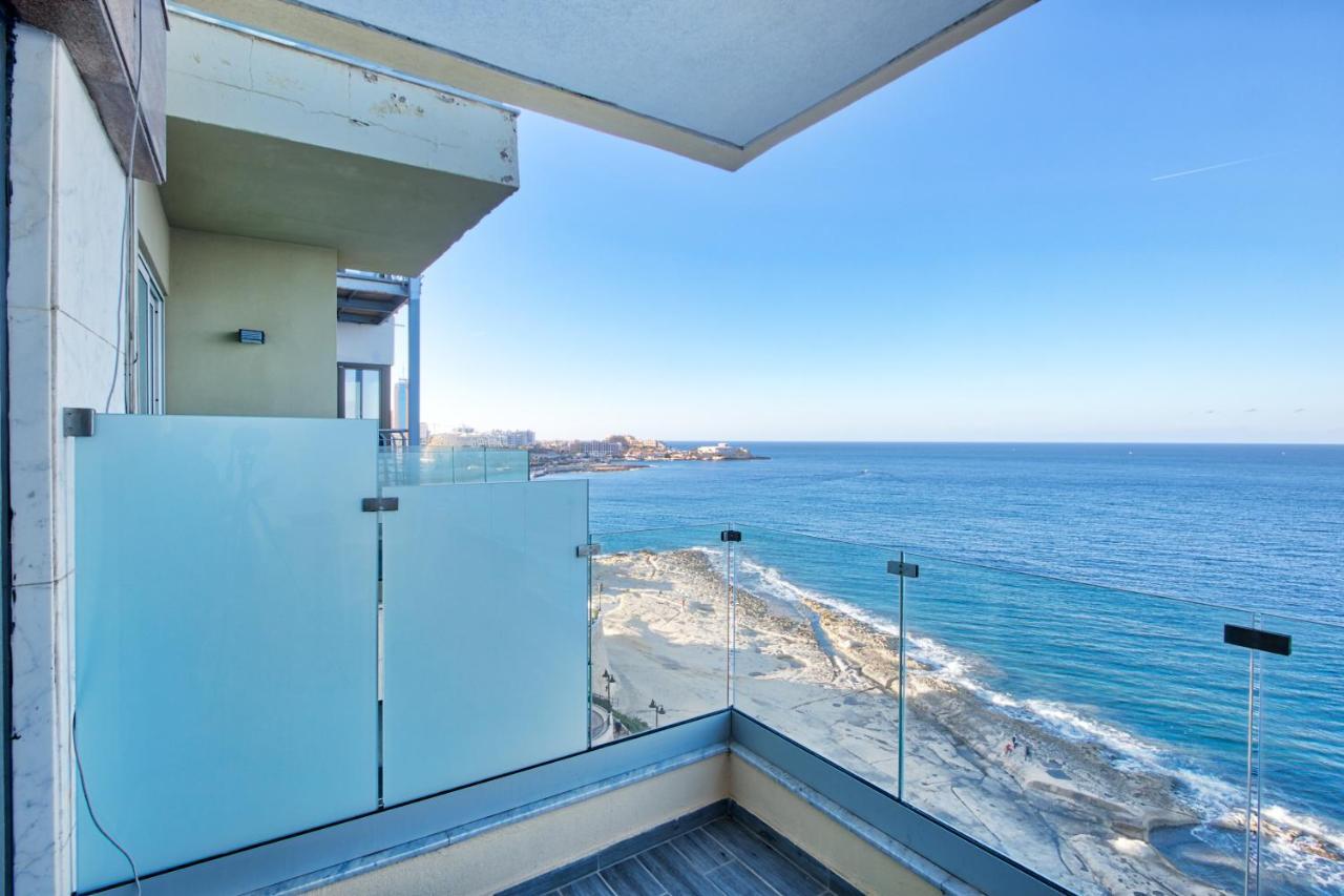 Seafront Sliema Apartment With Balcony & Sea Views By Jl Екстериор снимка