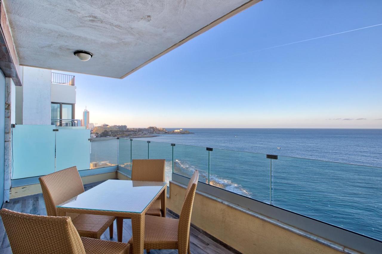 Seafront Sliema Apartment With Balcony & Sea Views By Jl Екстериор снимка
